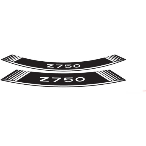 PUIG Wheel Rim Stickers (White) 5545B