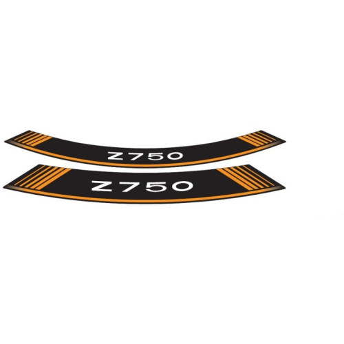 PUIG Wheel Rim Stickers (Orange) 5545T