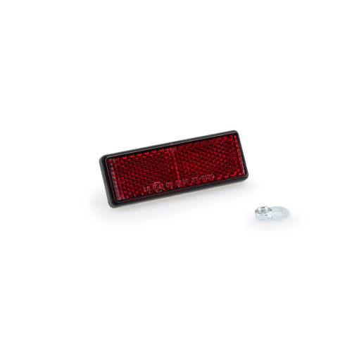 PUIG Number Plate Reflector 7.5 X 2.5cm (Red) 5729R