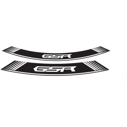 PUIG Wheel Rim Stickers (White) 5989B