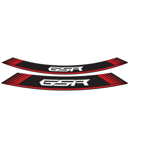 PUIG Wheel Rim Stickers (Red) 5989R