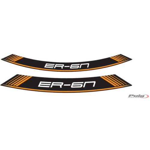 PUIG Wheel Rim Stickers (Orange) 9311T