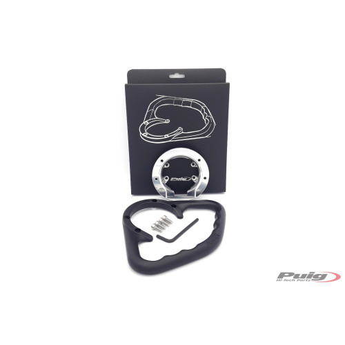 PUIG Fuel Tank Pillion Hand Grips (Black) 6741N