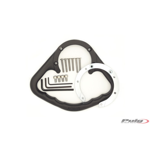 PUIG Fuel Tank Pillion Hand Grips (Black) 9037N