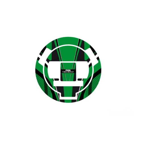 PUIG Radikal Fuel Cap Protector (Green) 6300V