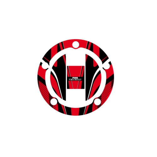 PUIG Radikal Fuel Cap Protector (Red) 6318R