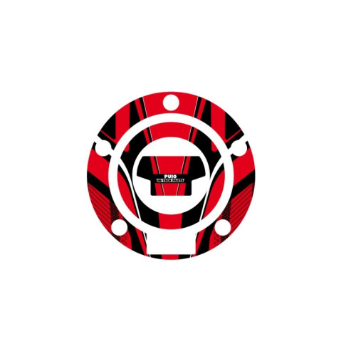 PUIG Radikal Fuel Cap Protector (Red) 6324R