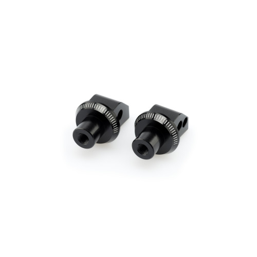 PUIG Pillion Footpeg Adaptors (Black) 6343N