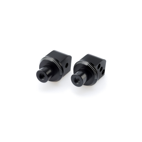PUIG Pillion Footpeg Adaptors (Black) 6351N