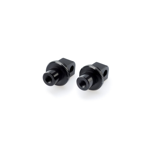 PUIG Pillion Footpeg Adaptors (Black) 6353N