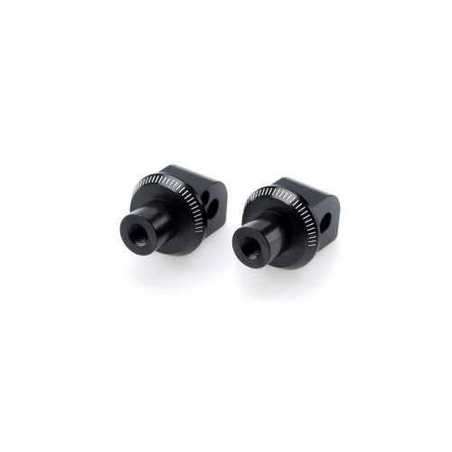 PUIG Pillion Footpeg Adaptors (Black) 6355N