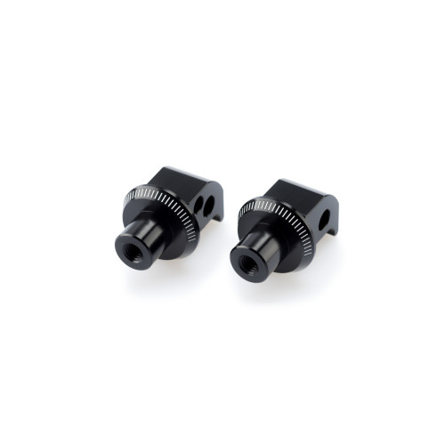 PUIG Pillion Footpeg Adaptors (Black) 6357N