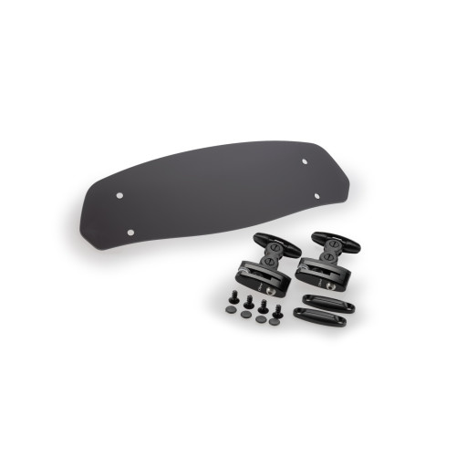 PUIG Adjustable Clip On Screen Extender 102 x 325mm (Dark Smoke) 6375F