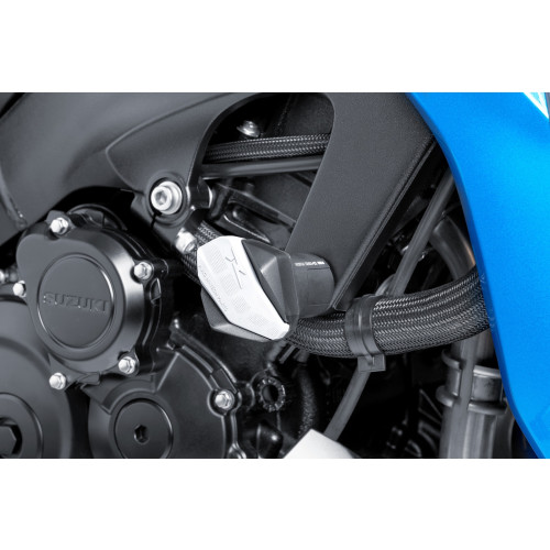 PUIG Rubber Covers For R12 Frame Sliders (White) 6378B