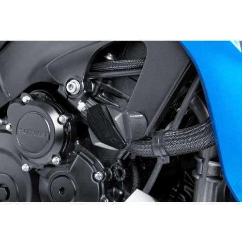 PUIG Rubber Covers For R12 Frame Sliders (Black) 6378N