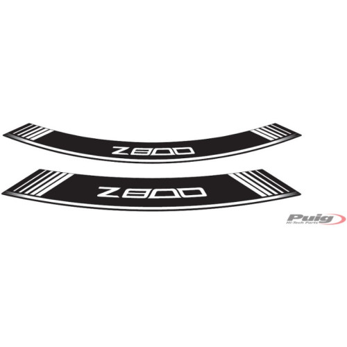 PUIG Wheel Rim Stickers (White) 6561B