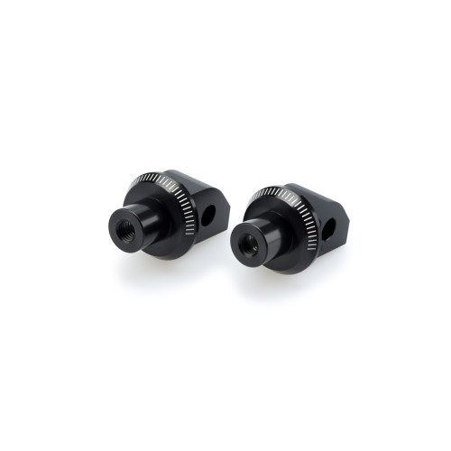 PUIG Pillion Footpeg Adaptors (Black) 6798N