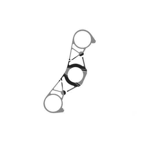 PUIG Radikal Yoke Protector (Grey) 6908U