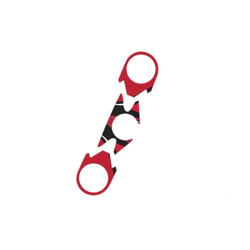 PUIG Radikal Yoke Protector (Red) 6949R