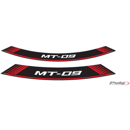 PUIG Wheel Rim Stickers (Red) 9135R