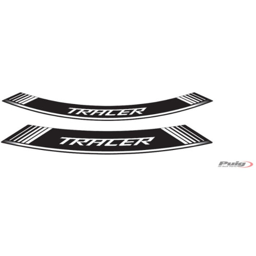 PUIG Wheel Rim Stickers (White) 9293B