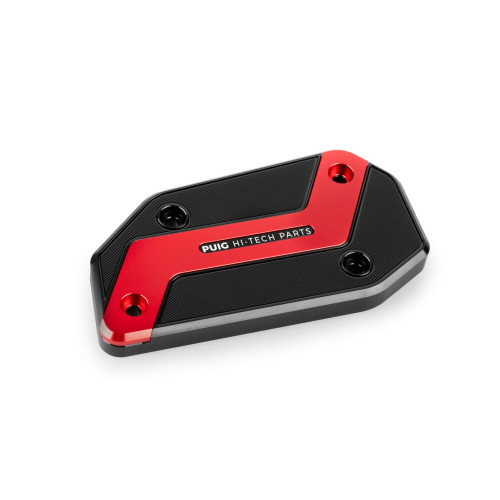 PUIG Brake / Clutch Fluid Tank Cap (Red) 21873R