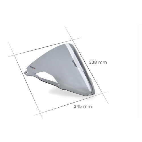 PUIG R-Racer Screen (Light Smoke) 21832H