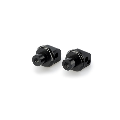 PUIG Pillion Footpeg Adaptors (Black) 7233N