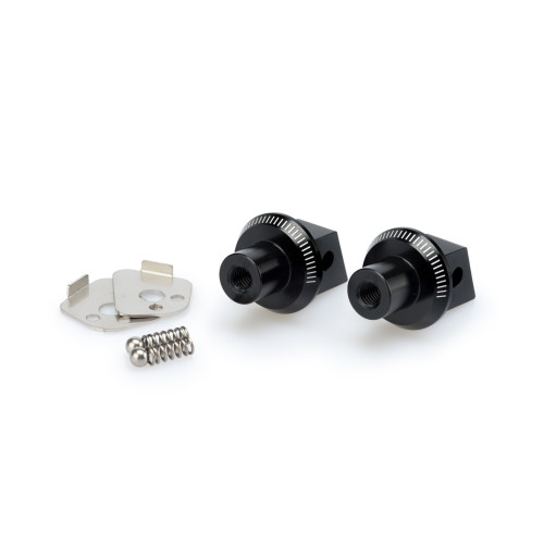 PUIG Pillion Footpeg Adaptors (Black) 7275N