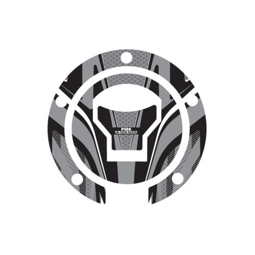 PUIG Radikal Fuel Cap Protector (Grey) 7572U
