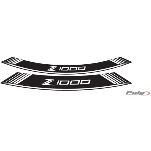 PUIG Wheel Rim Stickers (White) 7590B