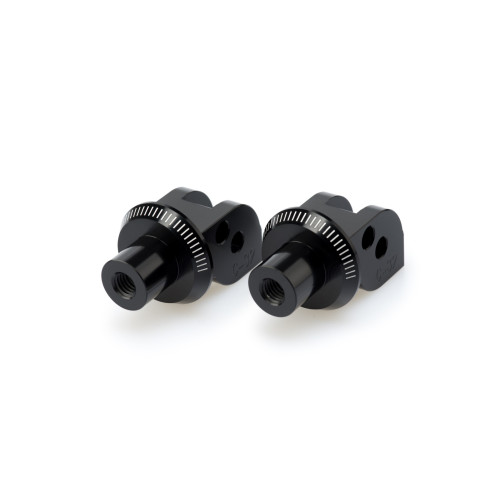 PUIG Pillion Footpeg Adaptors (Black) 7874N