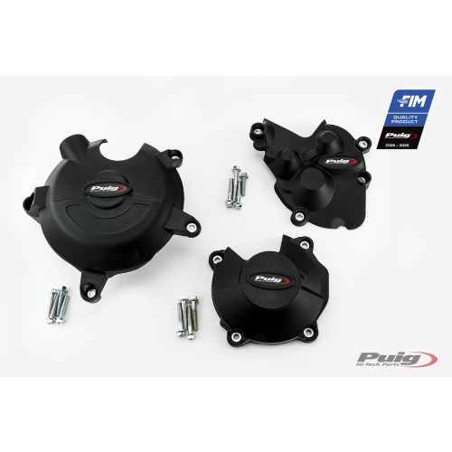 PUIG Engine Cover Track Certified (Black) 21513N