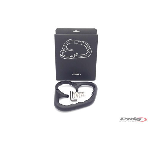 PUIG Fuel Tank Pillion Hand Grips (Black) 4612N