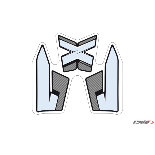 PUIG Full Tank Protection Pads (Carbon Look) 3718C