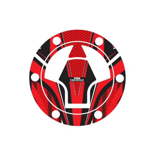 PUIG Radikal Fuel Cap Protector (Red) 8269R