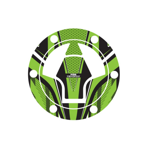 PUIG Radikal Fuel Cap Protector (Green) 8269V