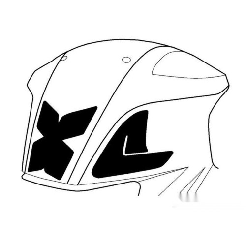 PUIG Full Tank Protection Pads (Carbon Look) 8433C