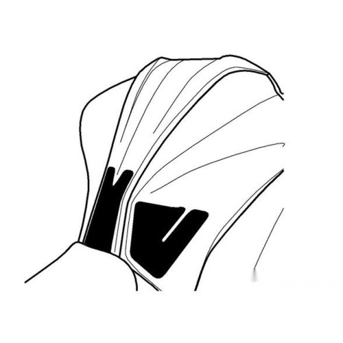 PUIG Full Tank Protection Pads (Carbon Look) 8436C