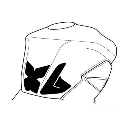 PUIG Full Tank Protection Pads (Carbon Look) 8437C