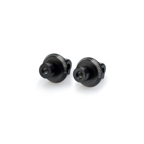 PUIG Pillion Footpeg Adaptors (Black) 9495N