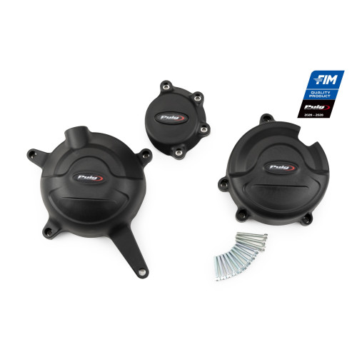 PUIG Engine Cover Track Certified (Black) 21648N