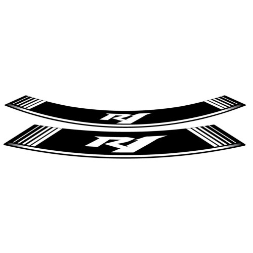 PUIG Wheel Rim Stickers (White) 5529B