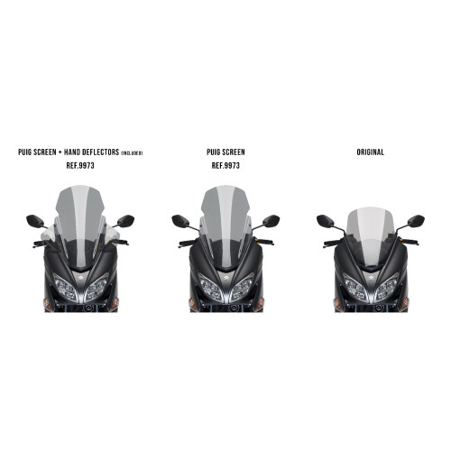 PUIG V-Tech Line Touring Screen (Light Smoke) 9973H