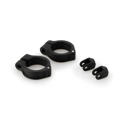 PUIG R19 Frame Slider Adapters For Auxiliary Lights (Black) 20756N