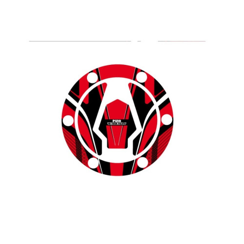 PUIG Radikal Fuel Cap Protector (Red) 9041R