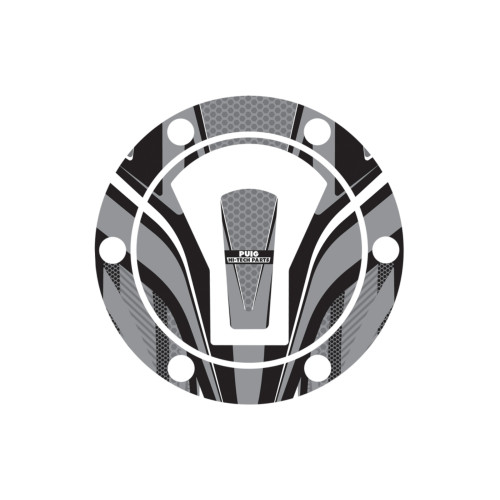 PUIG Radikal Fuel Cap Protector (Grey) 9051U