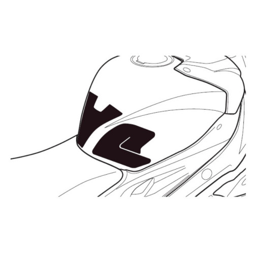 PUIG Full Tank Protection Pads (Carbon Look) 9130C