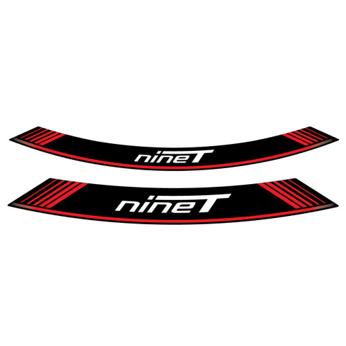 PUIG Wheel Rim Stickers (Red) 9133R