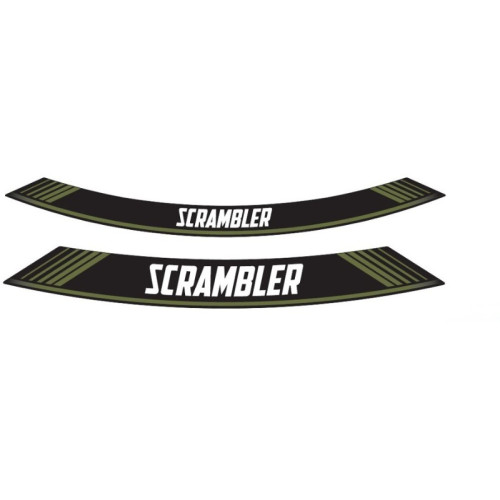 PUIG Wheel Rim Stickers (Green) 9134V